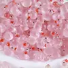 Pato Luminoso Estéreo de Resina Animal Lindo DIY Funda para Teléfono Móvil Micro Paisaje Casa de Juegos para Niños Adornos Decorativos