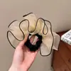 Nuevo Diseño Coreano de Nicho Hecho a Mano Encaje Plisado Encaje Banda para el Cabello Doble Capa Intestino Grande para el Cabello Accesorios para el Cabello