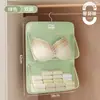 Bolsa colgante para almacenamiento de ropa interior, bolsa de almacenamiento colgante, bolsa de malla mágica para almacenamiento de ropa interior, bolsa para colgar en la puerta del armario de dormitorio estudiantil