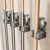 Sujetador de Mopa con Ventosa Pegatina Soporte de Pared para Mopa Gancho para Escoba Sin Taladro Trasera de Puerta de Baño Estante de Almacenamiento Herramienta Maravillosa