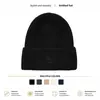 Gorro de Punto Estilo Coreano Otoño Invierno Etiqueta en Inglés Gorro de Lana Versátil para Mujer Circunferencia de Cabeza Grande Protección para los Oídos Gorro para Clima Frío Gorro de Tejer Hace que la Cara Parezca Más Pequeña
