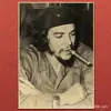 Póster Nostálgico de Papel Kraft de Che Guevara Pegatina Decorativa Roja de la Revolución