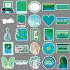 50 pegatinas de álbum de Taylor del mismo nombre Taylor cantante europea y americana estrella molde molde impermeable decorativas para funda de teléfono móvil pegatinas
