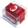 Caixa de Embalagem Red Velvet Bolo Floresta Negra Mousse Sobremesa Quadrada Caixa para Assar