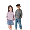Sudadera para niño, nueva moda de otoño, sudadera con capucha infantil elegante, camiseta básica para niña, camisa cálida de moda casual para bebé