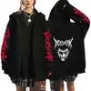 Chaqueta Cárdigan Nueva Estilo Espada Anime Berserk Leyenda Sudadera con Capucha y Cremallera Forrada de Polar para Hombre