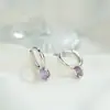Exquisitos Pendientes de Circonita de Moda para Mujer, Sencillos y Únicos, Versátiles para el Trabajo, Pendientes Geométricos con un Estilo Minimalista