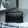 Bolsa para Lonchera de Piel de Vaca Curtida al Vegetal Bolso de Piel Genuina para Mujer Nuevo Gigi Mismo Estilo Bolsa de Caja Portátil Cruzada Bolso Pequeño 88809