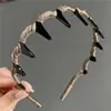 2024 novo tecido antiderrapante faixa de cabelo para cabelo quebrado com dentes onda grande faixa de pressão para lavar cabelo topo da cabeça acessórios de cabelo grampo de cabelo