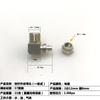 Conector de parafuso rápido, conector pneumático de tubulação de ar, fio externo de parafuso rápido, cotovelo, fio externo de cobre, niquelado, fio externo de ângulo reto, pneumático original