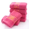 Aprovado Diretamente pelo Fabricante, Toalha 100% Algodão com Bordado Rosa Dupla Felicidade, Adequada para Lembrancinhas de Casamento, Espessa e Absorvente, Toalha Bordada para Presente