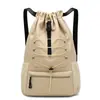 Mochila de Entrenamiento Deportivo al Aire Libre para Hombres y Mujeres, Bolsa de Cordón de Gran Capacidad para Bádminton, Tenis, Baloncesto