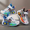Tenis para niños Transpirables Zapatos de baloncesto para niños Verano Nuevos Zapatos de red de dibujos animados Combinan con todo Zapatos para correr para niños de suela blanda