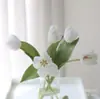 Tulipanes Artificiales Hidratantes de Tacto Realista para Decoración del Hogar, Ramos de Flores Artificiales, Exclusivo Transfronterizo para Decoración del Hogar