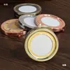 Paquete de material base para espejo para espejo pequeño portátil plegable hecho a mano DIY, brocado Song, estilo antiguo, otros