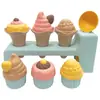 Juguetes de Playa para Niños Cubo de Helado Juego Completo Reloj de Arena Jugando en el Agua Excavación de Arena Juego de Cubo y Pala Juguetes de Playa Venta al por Mayor