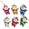 Decorações de Natal Sino laço Papai Noel Estrela do topo da pinha Enfeites de árvore de Natal Enfeites de Natal
