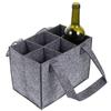 Ventas Directas de Fábrica bolsa de fieltro para vino negocio bolso de mano de festival publicidad regalo de vino bolsa de almacenamiento logo