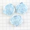 Flores de Pegamento Crema DIY Flor de Rosa Material de Perla de Imitación ABS Funda de Teléfono Accesorios para el Cabello Accesorios