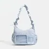 Venta al por mayor de mochilas nuevas basadas en diseños, elegantes y lindas para estudiantes, capacidad pequeña, bolso versátil, color crema con estrellas, estilo casual