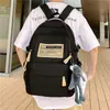 Mochilas Escolares para Alunos do Ensino Fundamental e Médio, Bolsas Simples de Viagem para o Inverno, Mochilas de Grande Capacidade Estilo Roupa de Trabalho, Estilo Campus Redutor de Peso