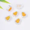 Contas de borboleta com zircônia incrustada em ouro 18K para pulseira DIY, colar, pulseira, material de preparação, acessórios de joia em estoque, atacado