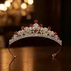 Corona de Novia Tocados Accesorios para Vestido Banquete Princesa Fiesta de Graduación Accesorios para el Cabello Corona de Actuación para Niña Diadema de Regalo de Cumpleaños