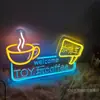 Letrero Publicitario de Luz de Neón LED Puesto del Mercado Nocturno Letrero de Luz Barbacoa Olla Caliente Luz Decorativa Pared de Fondo Caracteres Luminosos Otros