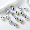 Animales de Cerámica Pintados a Mano Gatitos y Cachorros Cuentas Sueltas Hecho a Mano Pulsera DIY Collar Correa de Reloj Accesorios de Joyería Material Cuentas