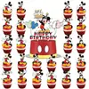 Nuevos en Stock Adornos para Pastel de Minnie Banderines para Pastel Tema Decoración Fiesta Minnie Suministros