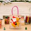 Decoraciones Navideñas Nuevas Transfronterizas Bolsos Rayados Bolsas de Regalo de Dibujos Animados Bolsas de Dulces para Niños Bolsas de Regalo de Manzana
