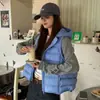 Chaleco acolchado con capucha de estilo americano moderno para mujer, 90% plumón de pato blanco, con costillas, moda otoño e invierno 2026, chaleco ajustado