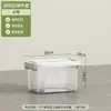Caja de almacenamiento transparente, canasta grande de plástico engrosado para uso doméstico, organizador de ropa, caja para libros y juguetes, caja de almacenamiento de repuesto