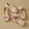 Zapatos Mary Jane Retro de Estilo Francés para Mujer, Boca Baja, Versátiles Planos de Noche Suaves para Primavera y Otoño 2025