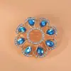 Broche de Strass Elegante de Alta Qualidade Estilo Coreano Exquisite Acessórios de Corsage de Liga Oca Pin de Roupa Versátil Nicho Feminino
