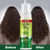 Aceite de Oliva Aceite de Oliva Espuma de Coco Mousse Cera para el Cabello Hidratante Esponjosa Mousse de Estilismo Cuidado del Cabello Hidratante