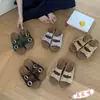 BEILIXUAN Couro Genuíno Solado Macio Solado Grosso Sandálias Birkenstock Femininas Verão Outdoor Casuais Confortáveis Chinelos Birkenstock Modernos