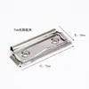 Portapapeles de 7CM Clip Placa de Presión Clip Plano Clip de Hierro Carpeta Carpeta Carpeta de Menú Carpeta de Recetas Accesorios