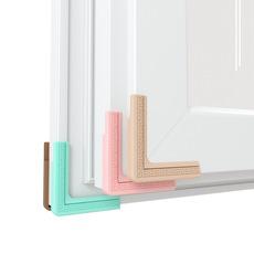 Se puede cortar la esquina anticolisión de la ventana de estilo chino, cubierta de esquina de ventana de acero plástico de aleación de aluminio, tira de borde de marco de vidrio templado