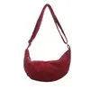 Bolsa de Ombro Leve Transversal de Viagem com Bolinhas Transfronteiriça Feminina 2026 Nova Grande Capacidade para Aula Deslocamento Bolsa Dumpling