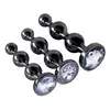 Nuevo Color Pistola Tres Bolas Tapón Anal de Metal para Adultos Hombres Mujeres SM Suministros Eróticos Juguete de Masturbación Coqueteo Tapón Anal