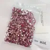 1440 Joias de Diamante para Nail Art Pacote Completo Tamanho Mini Flor de Cerejeira de Cristal Rosa Formato Especial Fundo Plano Acessórios de Diamante Atacado