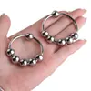 Anillo metálico para pene de seis cuentas, anillo de control de eyaculación, anillo para prepucio del pene, anillo con púas, anillo de cuentas para masturbación, juguete sexual, producto masculino