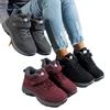 Botas de Nieve Personalizadas para Mujer Invierno Terciopelo Engrosadas Antideslizantes Horma Ancha Impermeables para Caminar Algodón Velcro