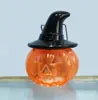 Lâmpadas de abóbora portáteis para Halloween decorações lanterna de vento ornamentos luzes de vela decorações de atmosfera de terror brinquedos presentes