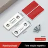 Batente de Porta Magnético Forte de Aço Inoxidável para Armário Sem Furo Batente Magnético Invisível Ultrafino para Gaveta de Armário Porta Deslizante