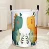 Cesta de Lavandería Plegable Estilo Cuatro Estaciones Transfronteriza Venta Directa de Fábrica Cesta de Almacenamiento Cesta de Lavandería Grande