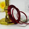 Cinta de embalaje de regalo de 0,6 cm y 2 unidades, venta al por mayor de fábrica, accesorios de decoración, cinta de tejido de 6 mm