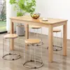 Mesa de Comedor de Madera Maciza Mesa Rápida Mesa para Snacks Mesa y Sillas para Catering Mesa Cuadrada Madera Maciza Cuadrada Mesa Grande para Puestos Callejeros Tienda de Fideos Universal