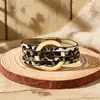 Pulseira Punk de Couro PU Multicamadas para Mulheres, Design Nicho Estilo Ins, Pulseira com Fecho Magnético Atacado
